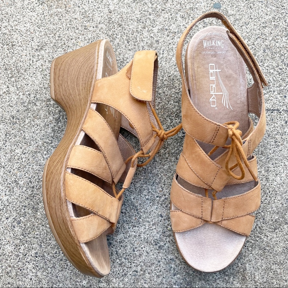 Dansko Janet Neutral Milled Nubuck - Camel Sz 41